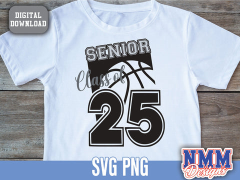 Class of 2025 SVG & PNG | Basketball Graduation Design for T-Shirts, Stickers, Crafts DIY Graduation Party Decor Baseball SVG NMMDesignsShop 