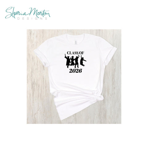 Class of 2026 Leaping Graduates Design SVG Sharia Morton Designs 