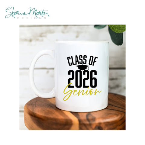 Class of 2026 Senior Design with Graduation Cap for Shirts, Cards, Signs and Party Decor Sublimation Sharia Morton Designs 