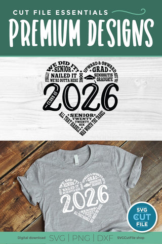 Class of 2026 svg, cute 2026 grad svg, 2026 graduation svg SVG SVG Cut File 