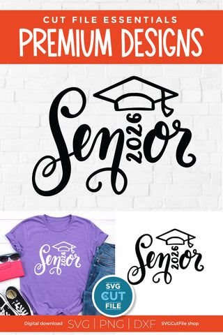 Class of 2026 svg, cute 2026 grad svg, 2026 graduation svg SVG SVG Cut File 