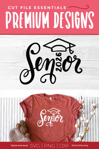 Class of 2026 svg, cute 2026 grad svg, 2026 graduation svg SVG SVG Cut File 