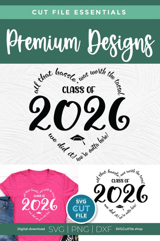 Class of 2026 svg, cute 2026 grad svg, 2026 graduation svg SVG SVG Cut File 