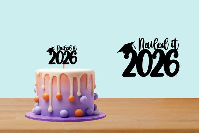 Class of 2026 svg, Graduation Topper 2026 SVG zafrans studio 