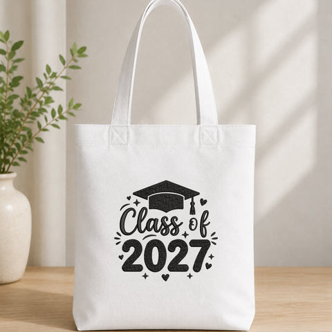 Class of 2027 Embroidery Design – Graduation Cap Senior 2027 Machine Embroidery File Embroidery/Applique DESIGNS PatternFeed8 