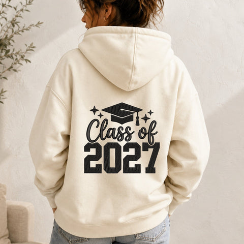 Class of 2027 Embroidery Design – Graduation Cap Senior Graduate Machine Embroidery File Embroidery/Applique DESIGNS PatternFeed8 