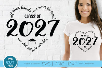 Class of 2027 svg, cute 2027 grad svg, 2027 graduation svg heart SVG SVG Cut File 