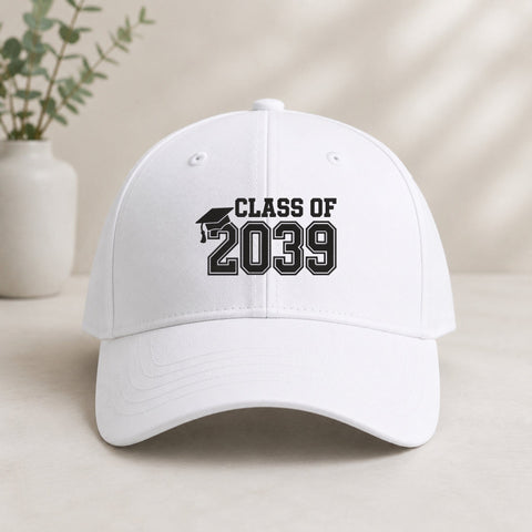 Class of 2039 Embroidery Design – Graduation Cap Varsity Senior Machine Embroidery File Embroidery/Applique DESIGNS PatternFeed8 