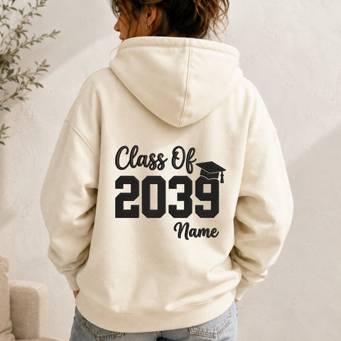 Class of 2039 Graduation Machine Embroidery Design – Personalized Graduate Name Embroidery File Embroidery/Applique DESIGNS PatternFeed8 