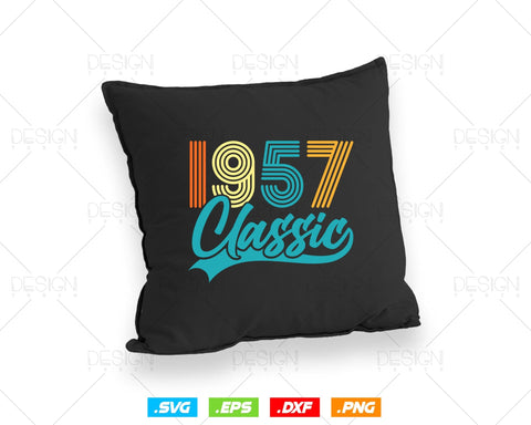 Classic 1957 Retro 67th Birthday Shirt Svg Png, Vintage 67th Birthday Tshirts Design, 67th Birthday Gifts For Men, 67th Birthday Woman Svg SVG DesignDestine 