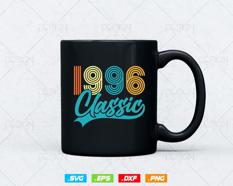 Classic 1996 Retro 28th Birthday Shirt Svg Png, Vintage 28th Birthday Tshirts Design, 28th Birthday Gifts For Boy, 28th Birthday Girl Svg SVG DesignDestine 