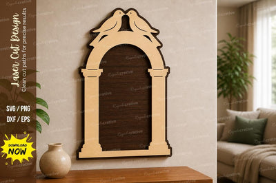 Classic Arch Frame laser Cut svg Cutting file SVG Regulrcrative 