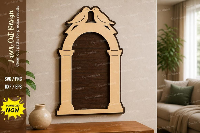 Classic Arch Frame laser Cut svg Cutting file SVG Regulrcrative 