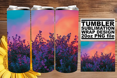 Classic Blossom Symphony: Retro Tumbler Sublimation Sublimation afrosvg 