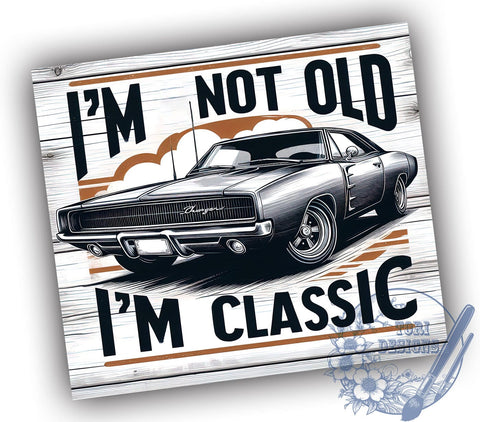 Classic Car, Rust Car Lover, Tumbler Design, Sublimation PNG, Vintage Car, Car Enthusiast, 20oz Tumbler, Car Lover Gift Sublimation ToriDesigns 
