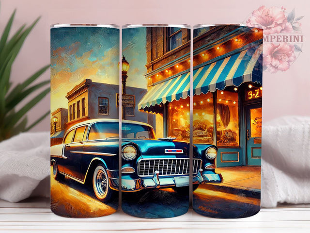 Classic Chevy Bel Air Vintage Car Tumbler, Bel Air Tumbler Wrap, Vintage Car Gift, Sublimation Tumbler, Automotive Decor, Retro Chevy Merchandise, Custom Car Tumbler Sublimation Li Zamperini 