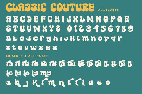 Classic Couture - Retro Font Font Alpaprana Studio 