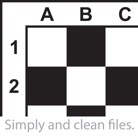 Classic empty chess board SVG TribaliumArtSF 