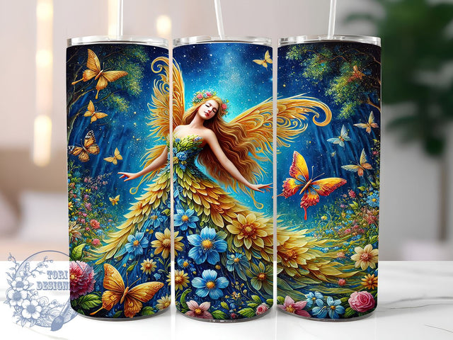 Classic Fairy Fantasy 20oz Tumbler Wrap, Classic Fairy Design, 20oz Tumbler, Sublimation Wrap, Magical Gifts, Fantasy Drinkware, Enchanted Decor Sublimation ToriDesigns 