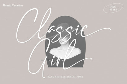 Classic Girl Font RomieStudio 