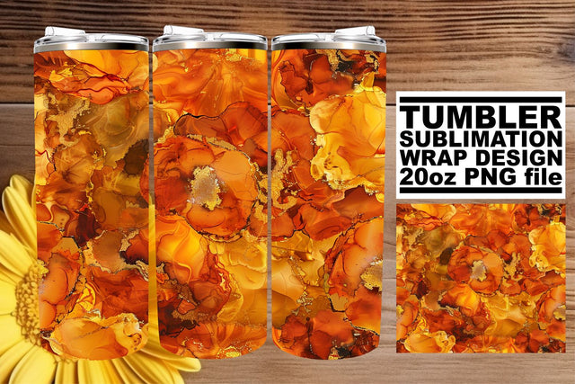 Classic Marble Elegance Tumbler Wrap - Sublimation 20oz Sublimation afrosvg 