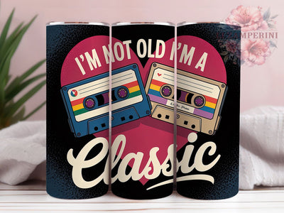 Classic Music 20oz Tumbler, Classic Music Wrap, Vintage Music Sublimation Design, Nostalgic Music Lover Quote, 20oz Tumbler Wrap, Sublimation Design PNG, Music Gift Sublimation Li Zamperini 