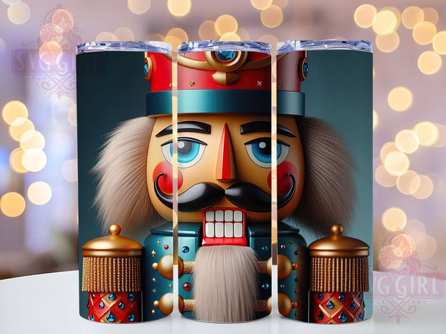 Classic Nutcracker Christmas Tumbler, Ballet Holiday Design, Festive Nutcracker Art, Elegant Christmas Graphic, Classic Holiday Pattern, 20oz Tumbler, Sublimation Design Sublimation SvggirlplusArt 