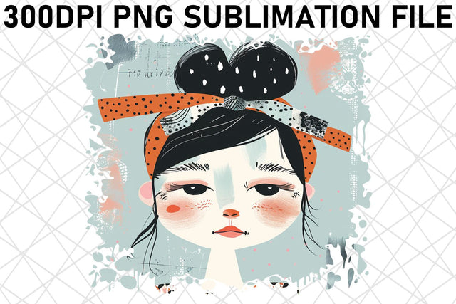 Classic Woman Portrait PNG Design - Sublimation Sublimation afrosvg 