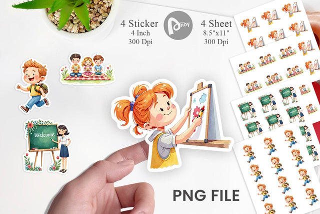 Classroom Moments Sticker Sublimation artnoy 
