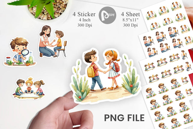 Classroom Moments Sticker Sublimation artnoy 
