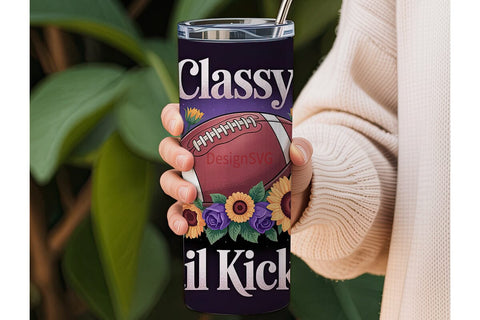 Classy Football 20oz Tumbler Design Sublimation DesignSVG 