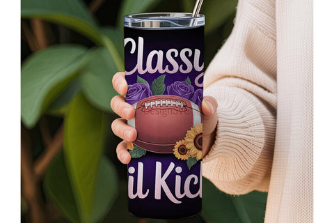 Classy Football 20oz Tumbler Design Sublimation DesignSVG 