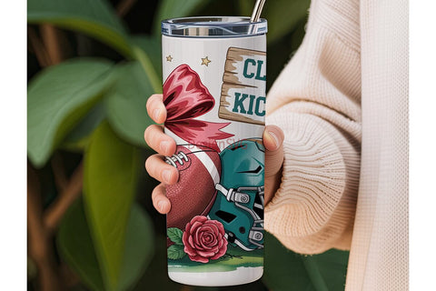 Classy Kickoff 20oz Tumbler Wrap Sublimation DesignSVG 