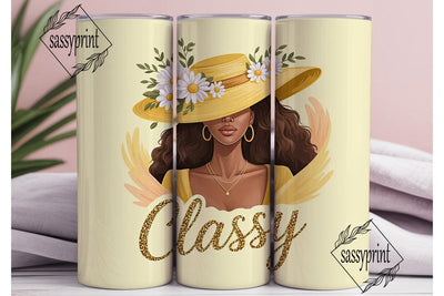 Classy Lady 20oz Tumbler Wrap Sublimation sassyprint 