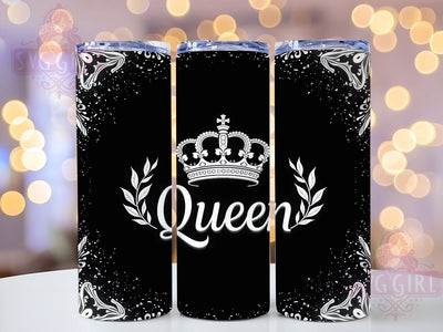 Classy Queen, Diamond Glitter, Glitter Pattern, 20oz Tumbler, Tumbler Wrap, Sublimation Design, Elegant Tumbler Sublimation SvggirlplusArt 