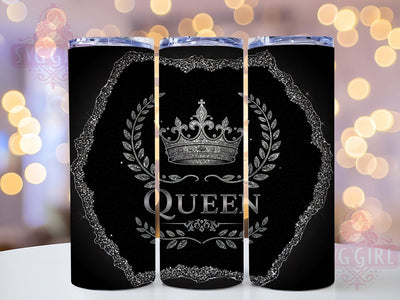 Classy Queen Diamond Glitter Tumbler, Diamond Glitter Tumbler, 20oz Tumbler Sublimation, Glitter Tumbler Design, Elegant Queen Tumbler, Luxury Tumbler Wrap, Sparkly Tumbler Sublimation SvggirlplusArt 