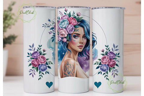 Classy Sassy Badassy 20oz Tumbler Wrap Sublimation PixelChick 