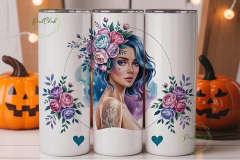 Classy Sassy Badassy 20oz Tumbler Wrap Sublimation PixelChick 