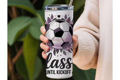 Classy Soccer Tumbler Wrap Sublimation DesignSVG 
