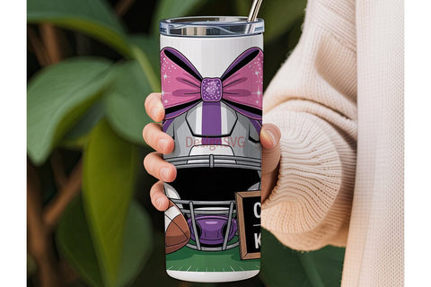 Classy Until Kickoff 20oz Tumbler Sublimation DesignSVG 