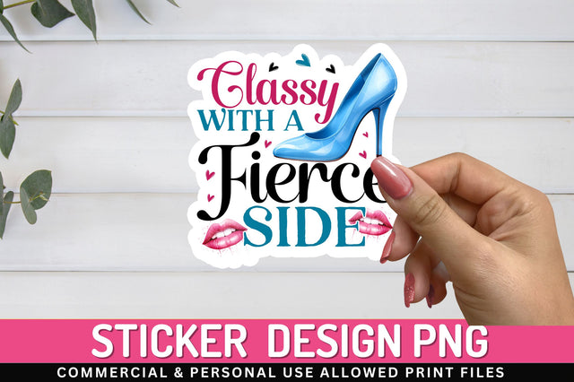 Classy with a Sticker Design Sublimation Regulrcrative 