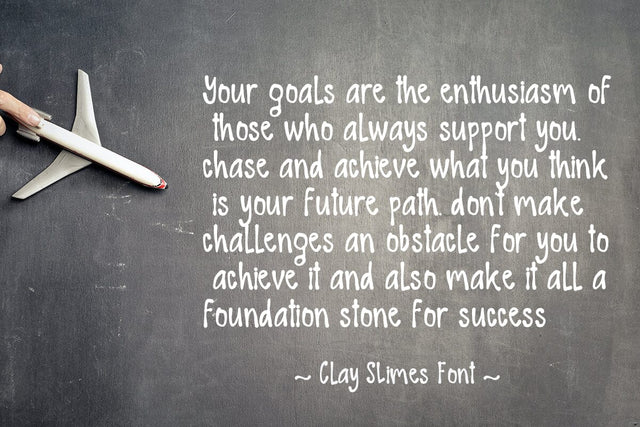 Clay Slimes Font JH-CreativeFont 