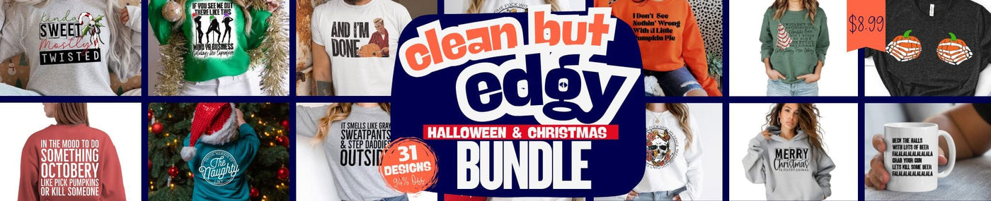 Clean But Edgy Halloween and Christmas Bundle [Uncensored Add On Available]