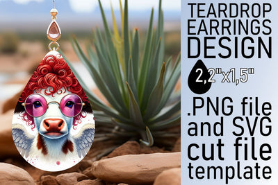 clear and crisp design! , Teardrop earrings sublimation, Valentines Sublimation afrosvg 
