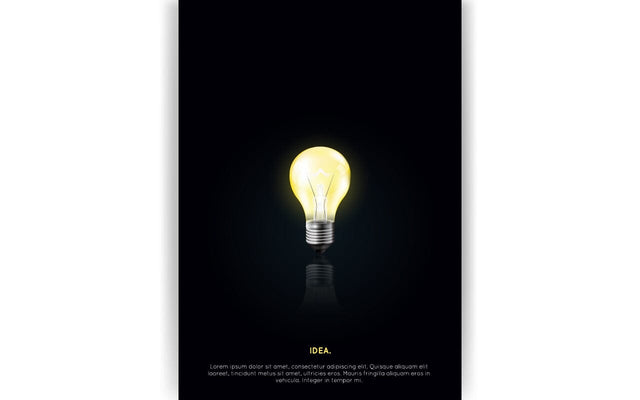 Clear light bulb isolated on black background SVG naemmiah021 
