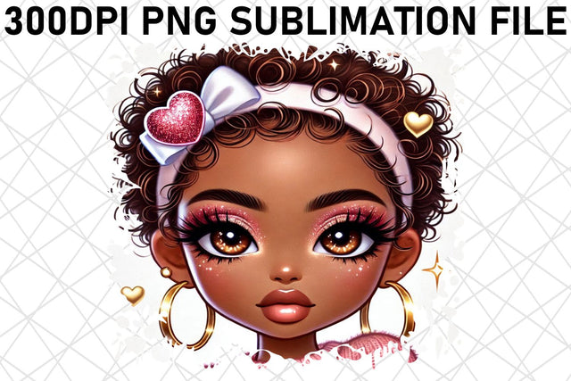 Clear PNG designs for tote bags, ideal for outings! , Love Girl Sublimation afrosvg 