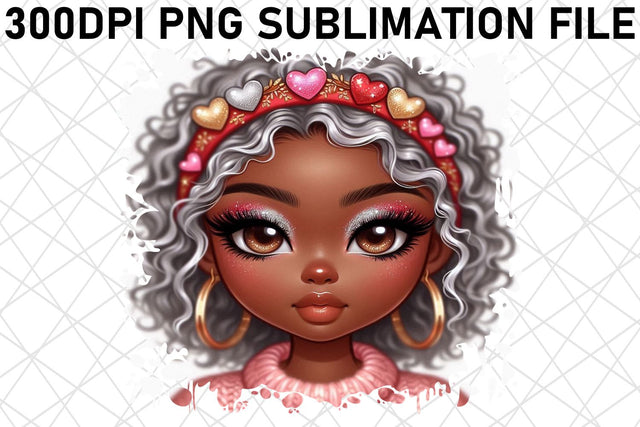Clear PNG designs, ideal for all your projects! , Love Girl Sublimation afrosvg 
