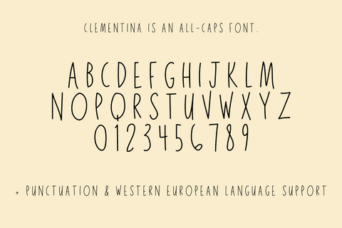 Clementina Sans Font Beck McCormick 