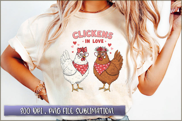 Clickens in Love Sublimation Sublimation Shetara Begum 