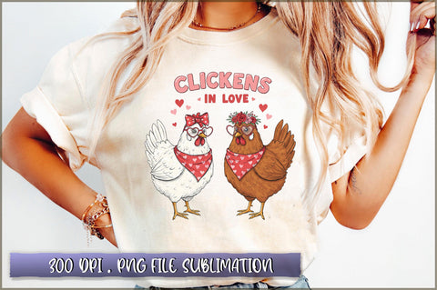 Clickens in Love Sublimation Sublimation Shetara Begum 